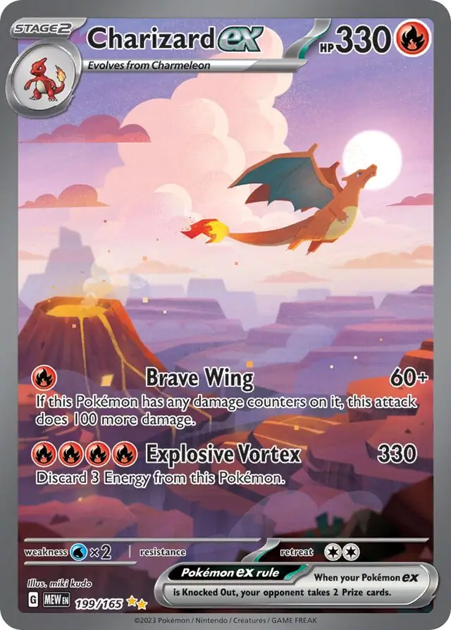 PokeDATA - Check current Pokemon card values for Charizard ex 199!